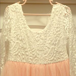 Beautiful little girls lace dress